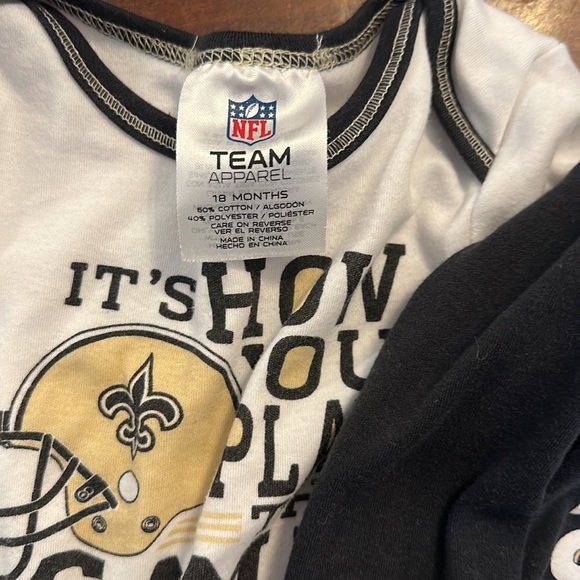 New Orleans saints onesies - Picture 2 of 2
